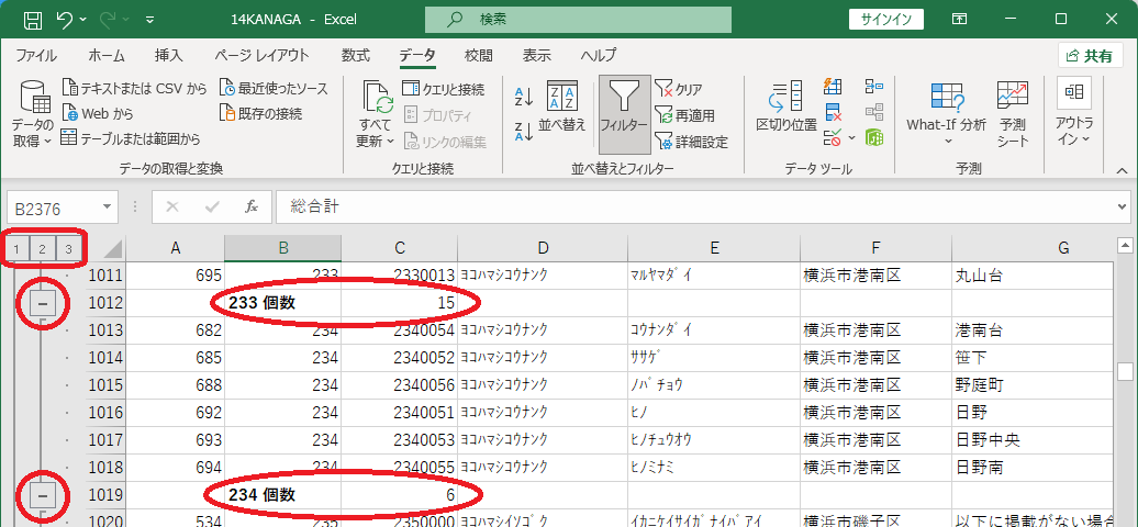 小計上