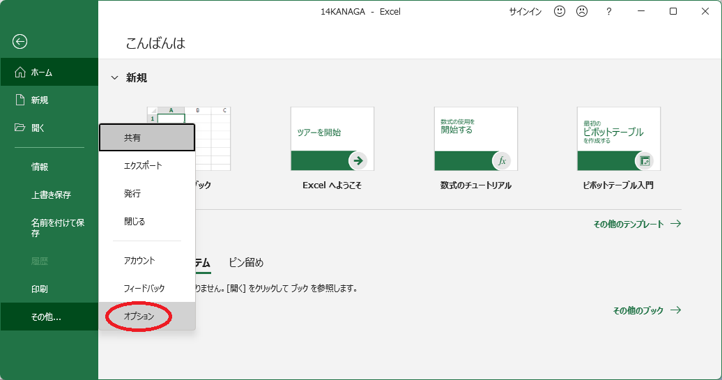 オプション